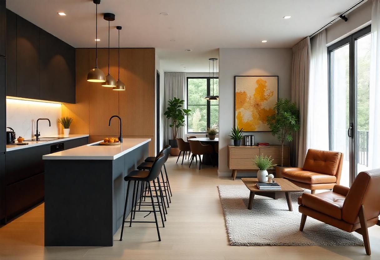 Modern kitchen interior